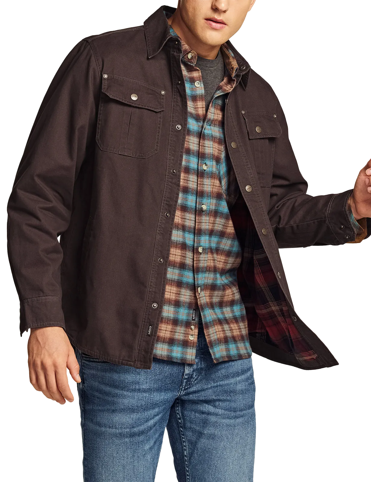 Twill Cotton Shirt Jacket [HOK750]