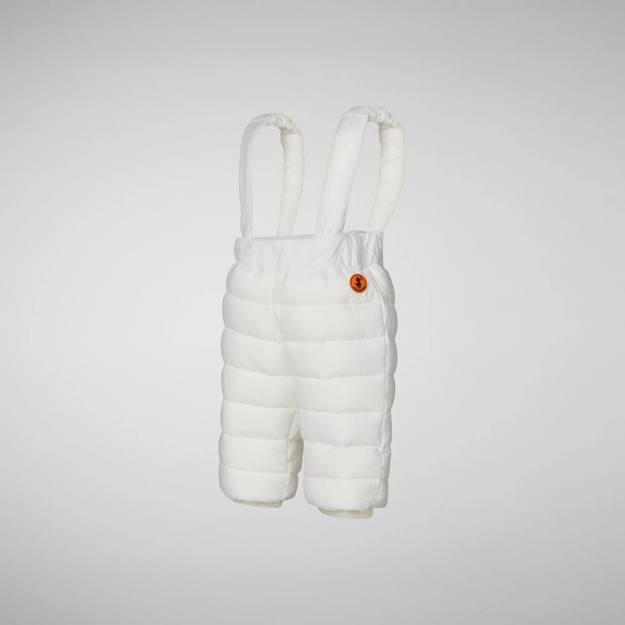 Unisex kids' baby overalls Juni in off white