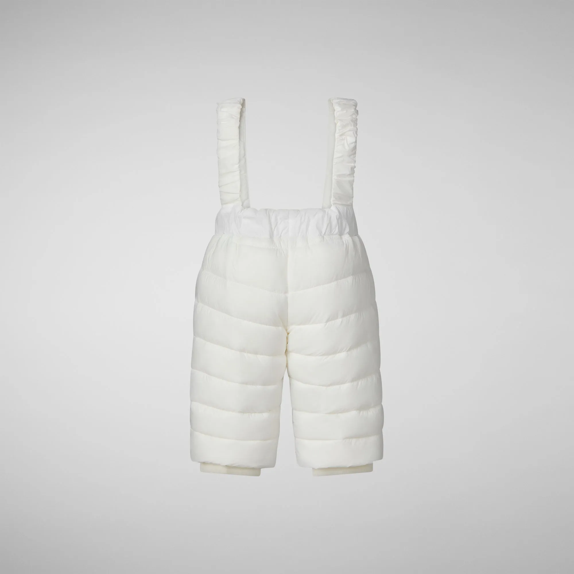 Unisex kids' baby overalls Juni in off white