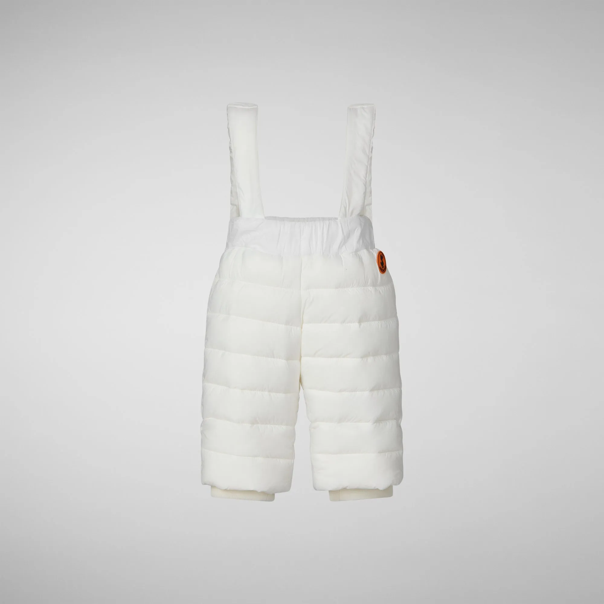 Unisex kids' baby overalls Juni in off white