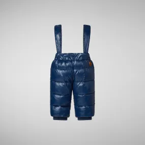 Unisex kids' baby overalls Ulmi in ink blue