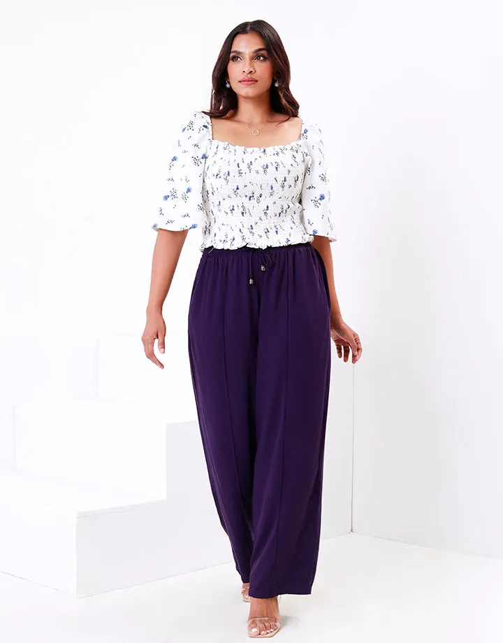 Viscose Pant with Side Pockets