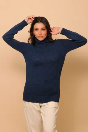 Women's Allergy-Free Knitted Turtleneck Long Sleeve