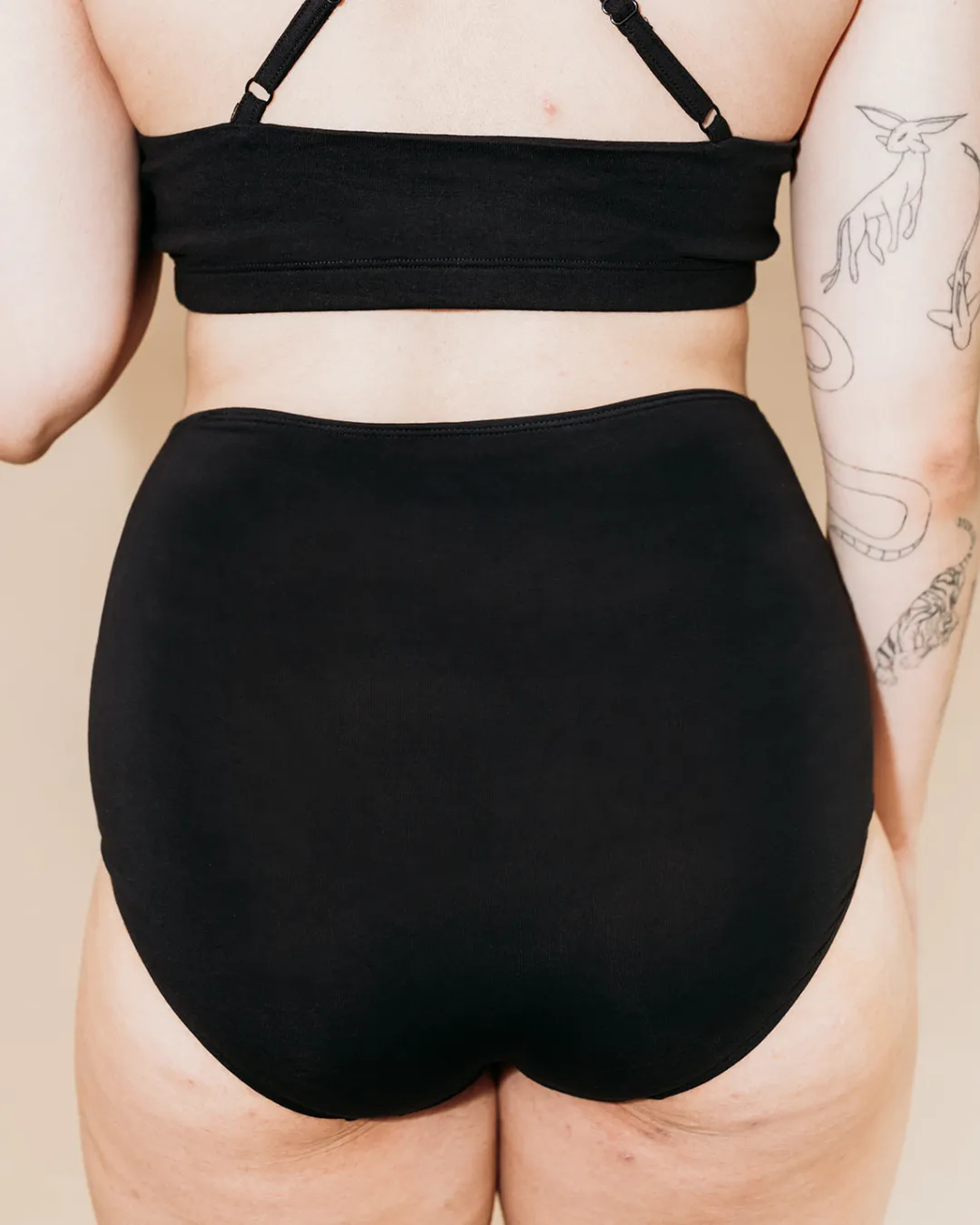 Women's High Waist Brief - 95% Organic Cotton