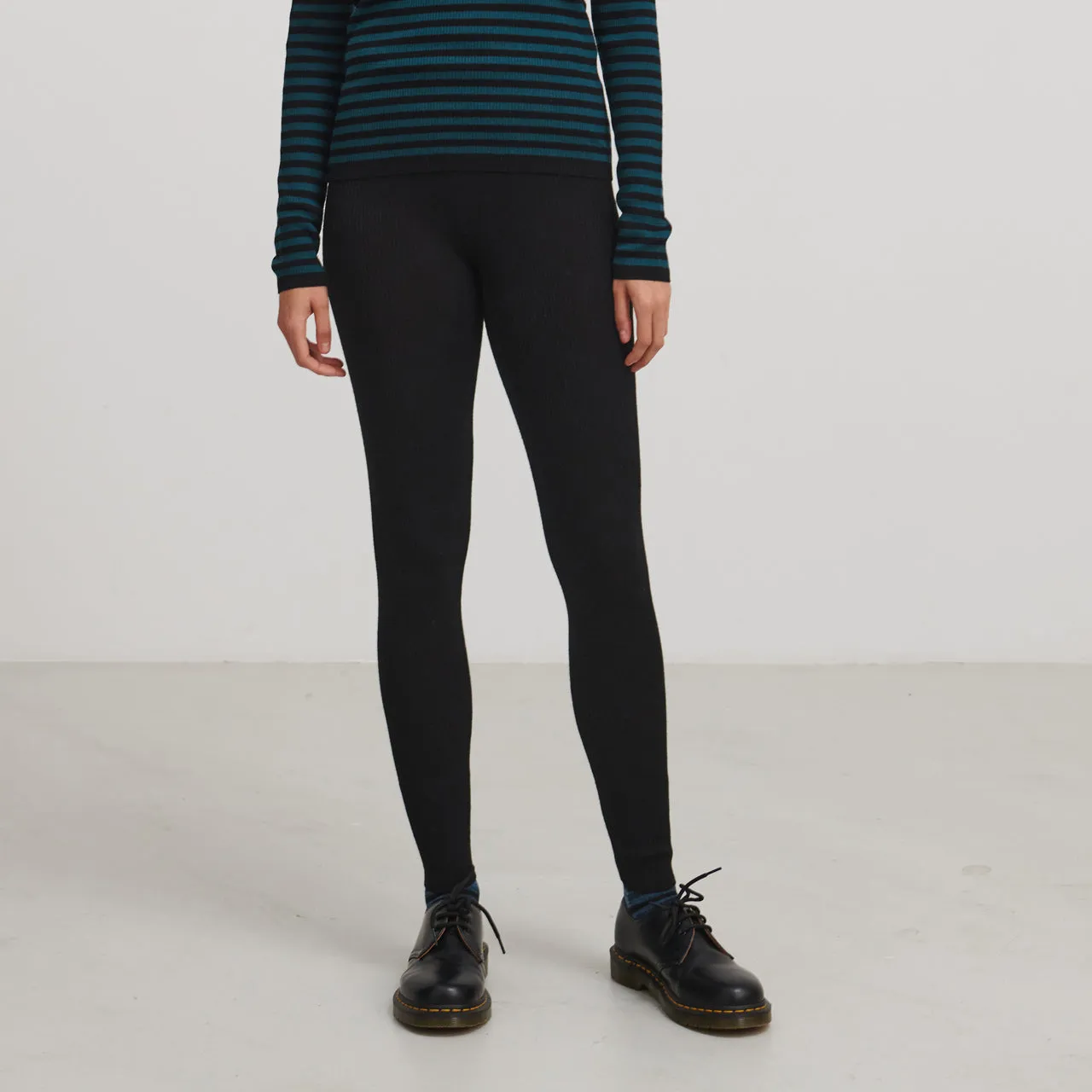 Women's Rib Leggings - 100% Merino (S-L)