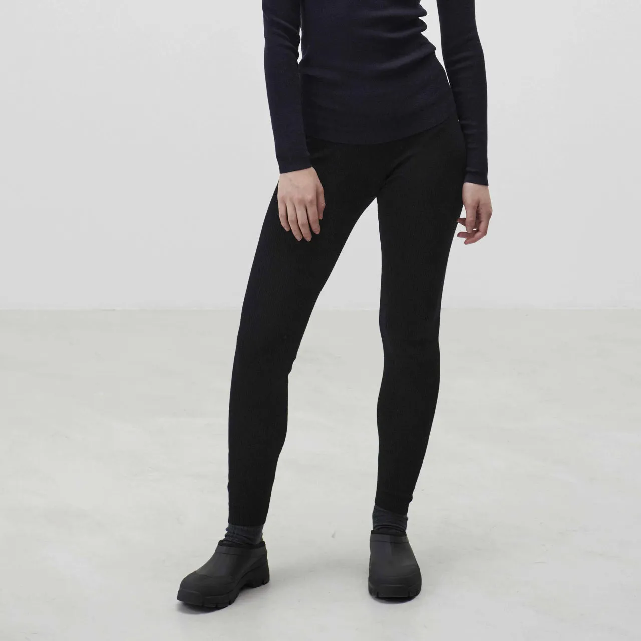 Women's Rib Leggings - 100% Merino (S-L)