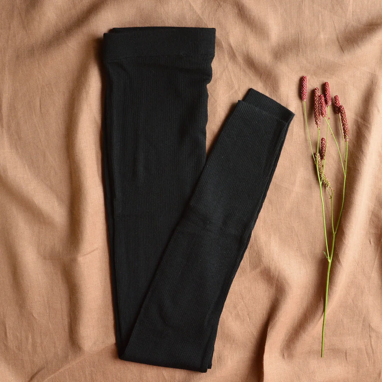 Women's Rib Leggings - 100% Merino (S-L)