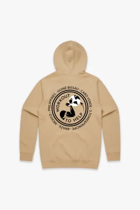 Workout To Help Pullover Hoodie - Sand