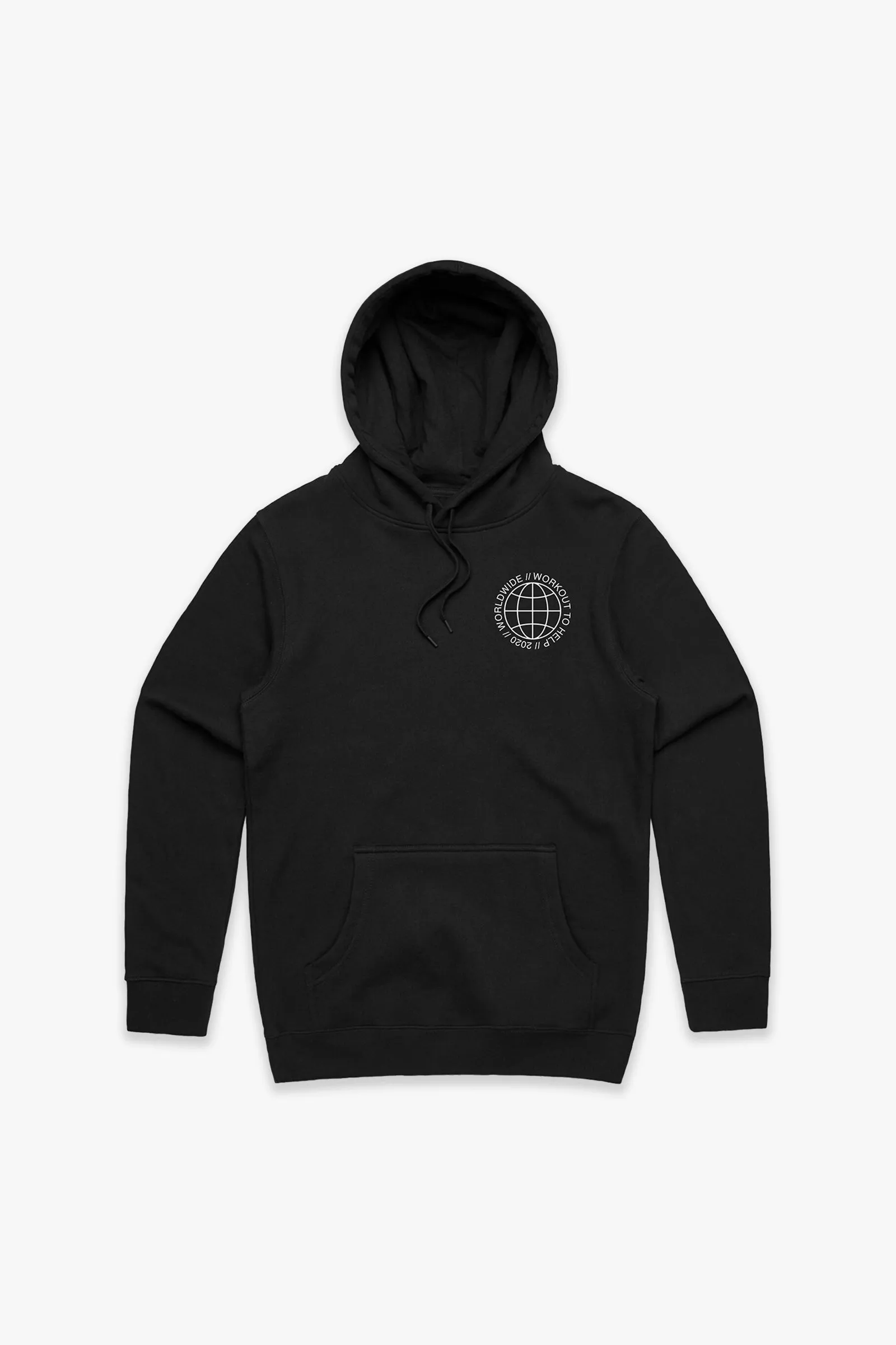 Worldwide Pullover Hoodie - Black