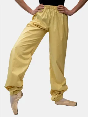 Yellow Warm-Up Dance Trash Bag Pants MP5003